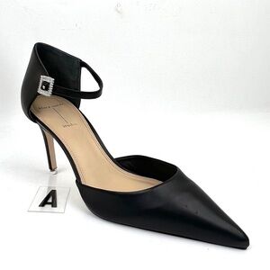 BLACK SUEDE STUDIO Addison Leather d'Orsay Pumps sz 10